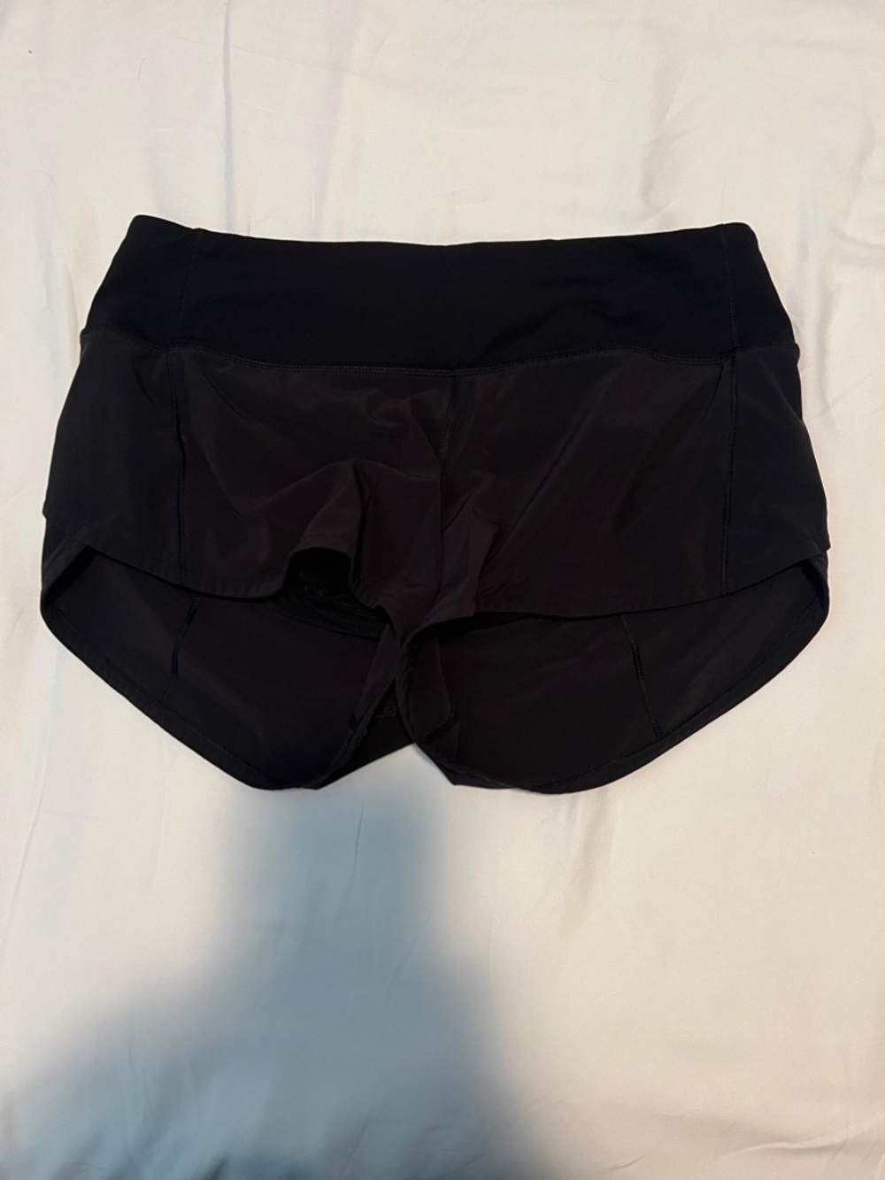 lululemon athletica Black Women's Athletic Shorts with Built-In Liner